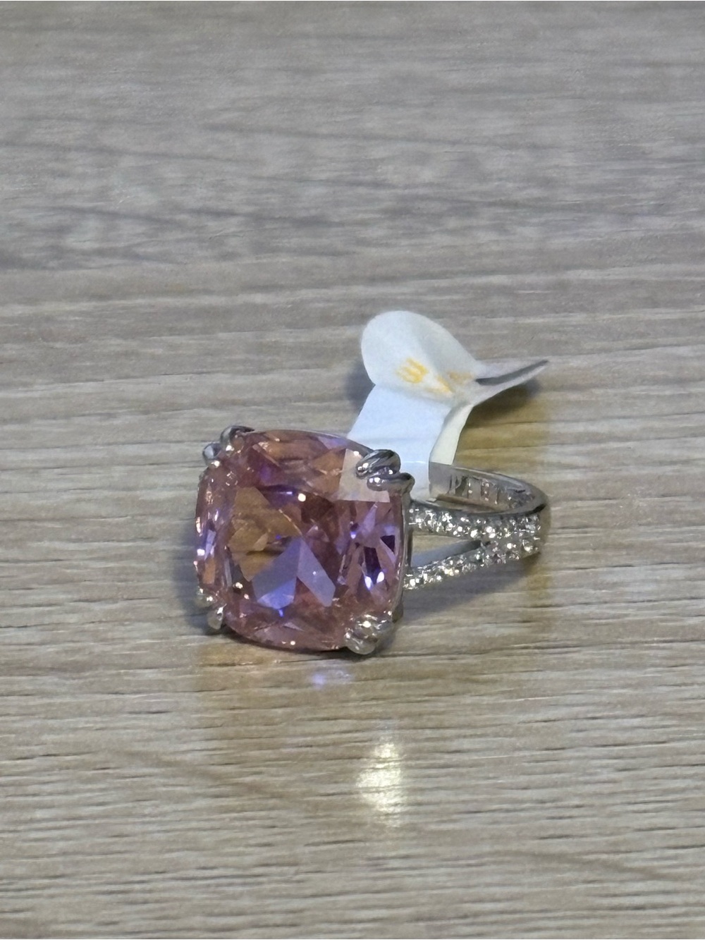 Bomb Party RG60899 Endless Horizon Rose Quartz Ring Size 7